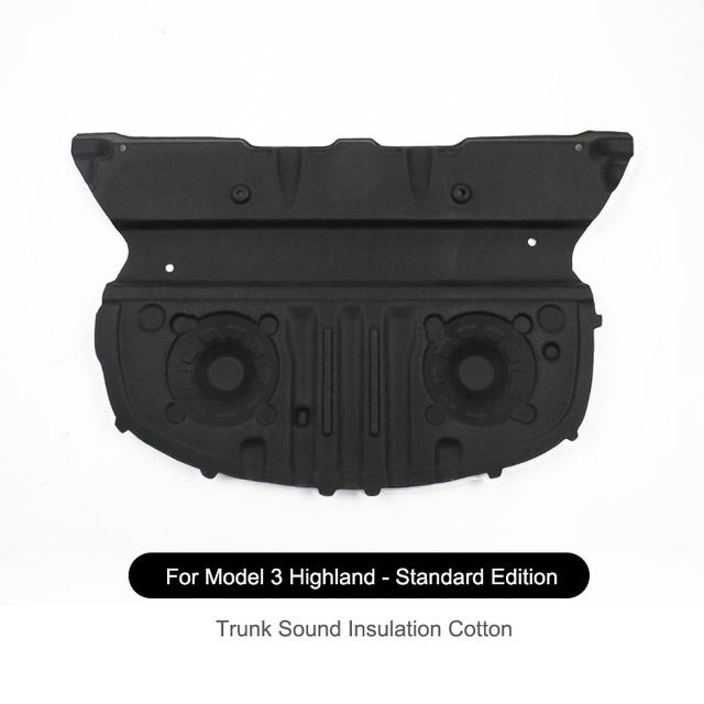 Для Tesla Model 3 2017-2023 передняя крышка багажника звукоизоляционный хлопковый внутренний капюшон Frunk/багажник звукоизоляционный пылезащитный хлопковый коврик