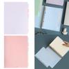 A5/B5 Color Binder Notebook Soft Student Notebooks New Student Stationery