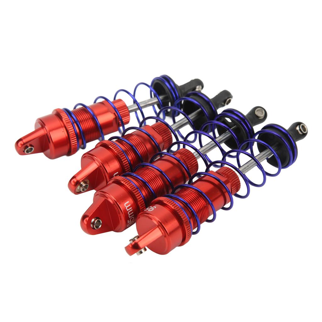 RC Shock Absorber Front Rear Aluminum Alloy Upgrade Parts RC Spring Damper for HSP for Traxxas 1 10 RC Car Red
