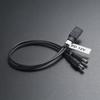 USB C к двойному DC-кабелю питания 5,5x2,1 мм 9 В 12 В 3 А для светодиодных лент, роутера, вентилятора, динамика, зарядки
