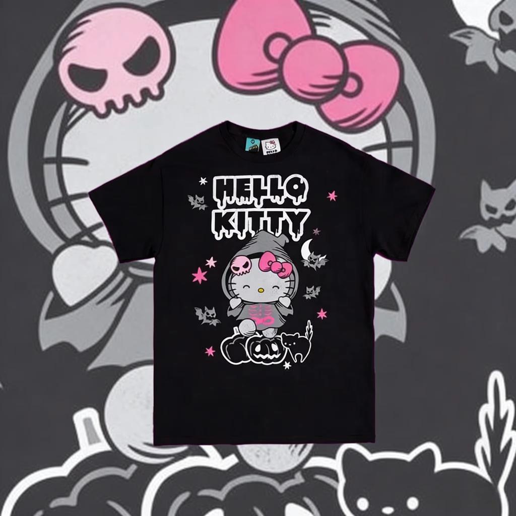 Print Unisex Y2K Casual Tee 2026 Summer Grim Reaper Tshirt High Quality 100 Cotton Halloween