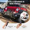 Electric Winch Truck 13,500 lb Steel Cable IP65 Waterproof Remote Control