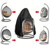 1Pc Hanging Chair Cover with Zipper Anti UV Sun Protector Outdoor Garden Swing Egg Chair Waterproof Rattan Seat Furniture Cover