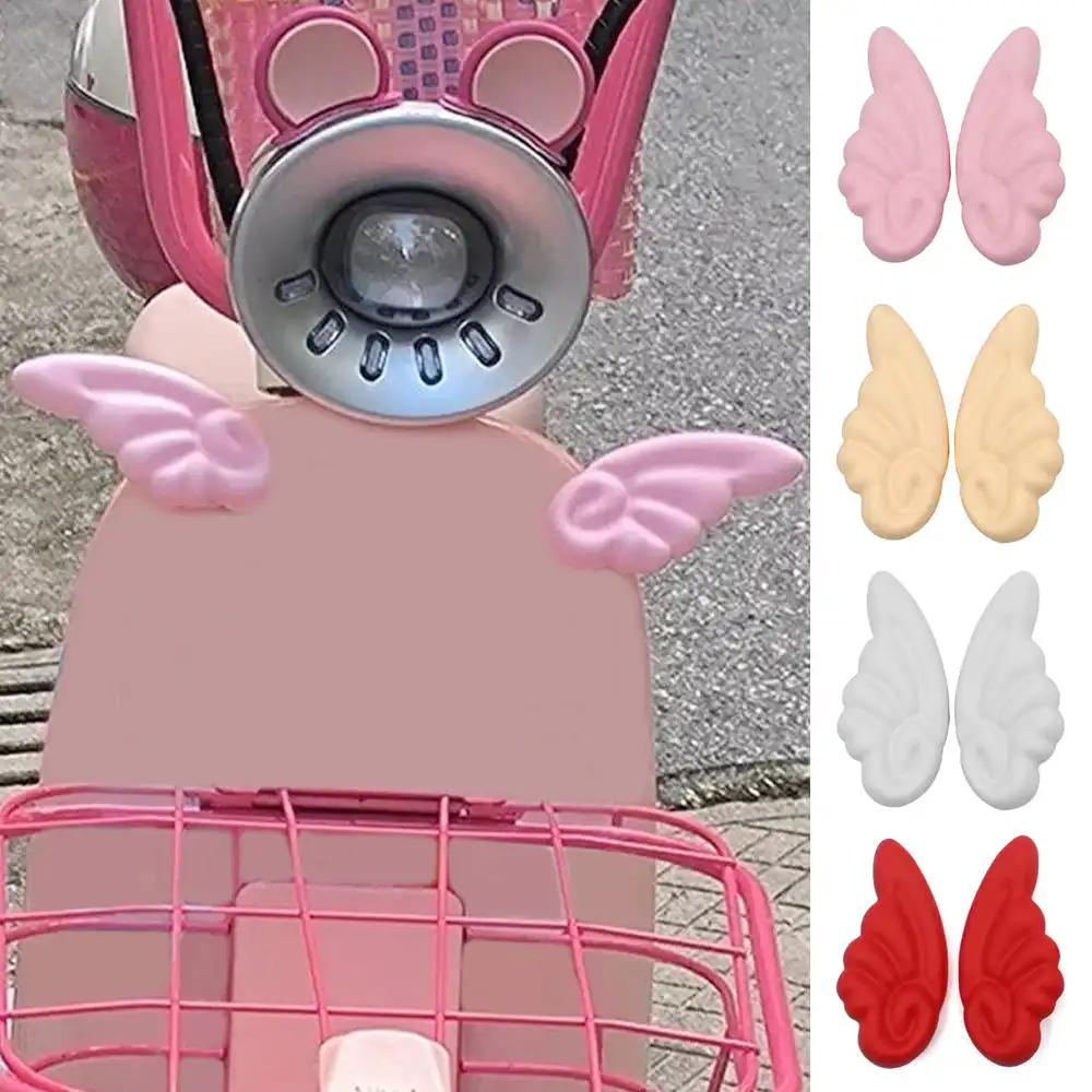 1 пара мотоциклетных шлемов, украшения, угловые крылья, наклейки, украшения для шлема, аксессуары для мотоциклетных велосипедных головных уборов