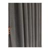 Luxury Gray Linen Tulle Curtain 1x3 Thick Pleated