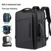 Расширяемый водоотталкивающий бизнес-рюкзак для поездок с отделением для ноутбука и разделением на мокрое/сухое