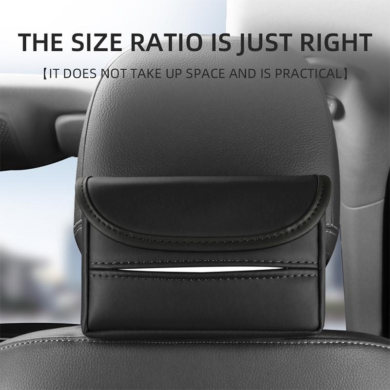 SEAMETAL Автомобильный держатель для салфеток, интерьер, на подголовник сиденья, коробка для салфеток, универсальная сумка для бумажных полотенец, подвесная на спинку сиденья, автоаксессуары