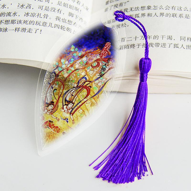 1 шт., милые классические креативные закладки, китайский ветер, натуральные коллекционные предметы, закладки с листьями и жилами, креативные канцелярские принадлежности