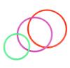 10Pcs Outdoor Funny Physical Training Sport Lattice Jump Rings Portable Football Soccer Speed Agility Training Rings