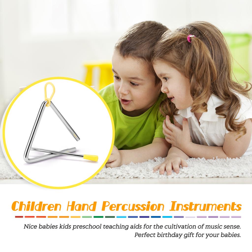 11pcs Children Hand Percussion Instruments Kit Portable Kids Music Enlightenment Musical Instruments Set