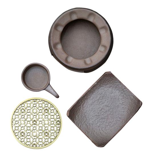 Керамическая грелка для чая, аромадиффузор для свечей для нагревания чайника, домашний офис, декор для медитации, ретро