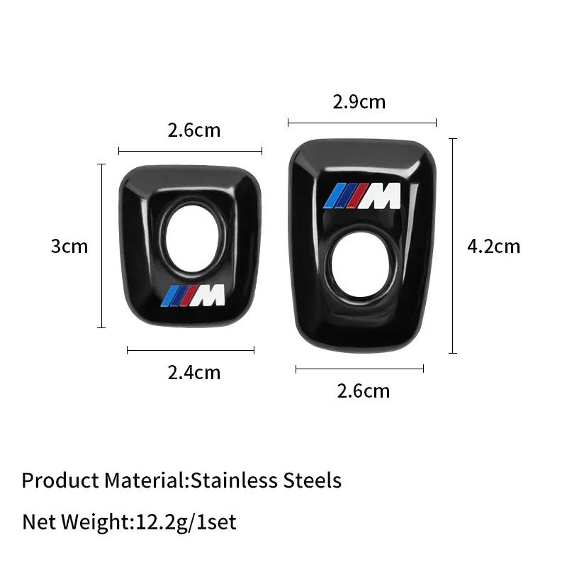 -4PCS Car Door Lock Latch Metal Auto Door Lock Pins Cover Front Rear Door Lock Knob Stickers Accessories For BMW X5 G05 2019-202