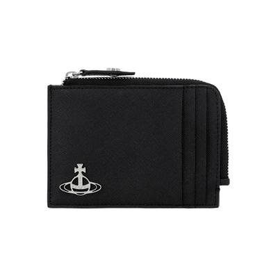 Кошелек для карт с молнией Vivienne Westwood Saffiano 54020008u S0021 N401