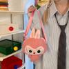 Kawaii Labubus Crossbody Bag Cute Cartoon Plush Shoulder Bag Lovely Monsters Rabbit Phone Bags Student Crossbody Plush Bags