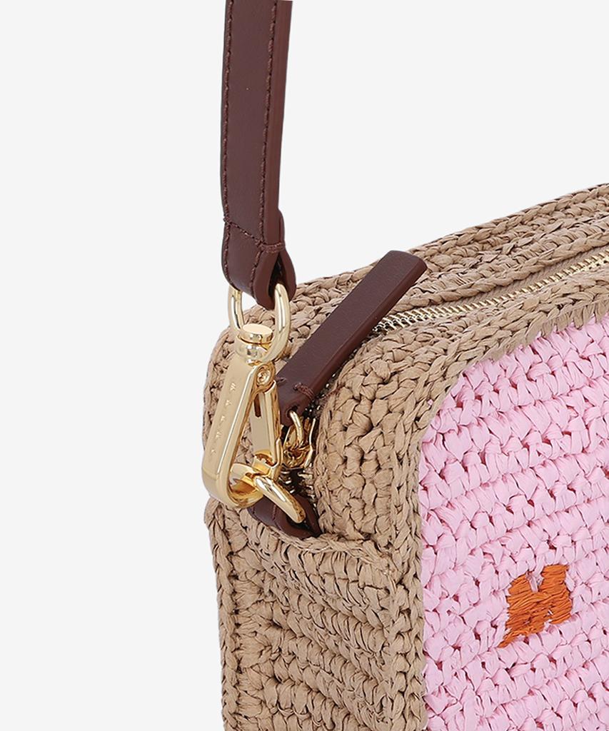 Marni Seaside Camera Shoulder Bag - Pink:Burgundy / Sbmp0276U0P9110Zp198