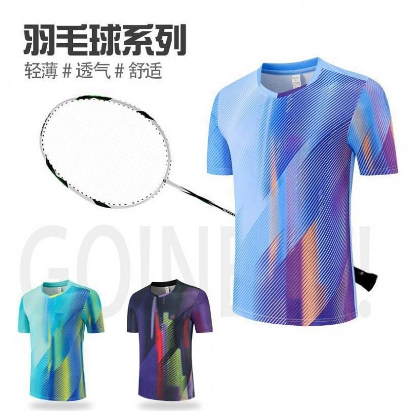 Quick-Dry Badminton Set Adults Unisex Breathable Sportswear Tennis Pickleball Volleyball Training Competition Team Uniform