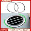 2Pcs Car Front Air Conditioning Vent Outlet Cover Sticker Trim for Honda Vezel HRV HR-V 2014 -  Decoration