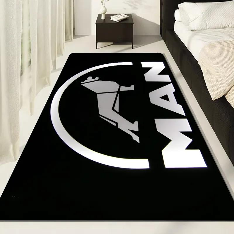 Man Truck Logo Door Mat Nordic Style Bedroom Living Room Doormat Home Balcony Anti-Slip Alfombra