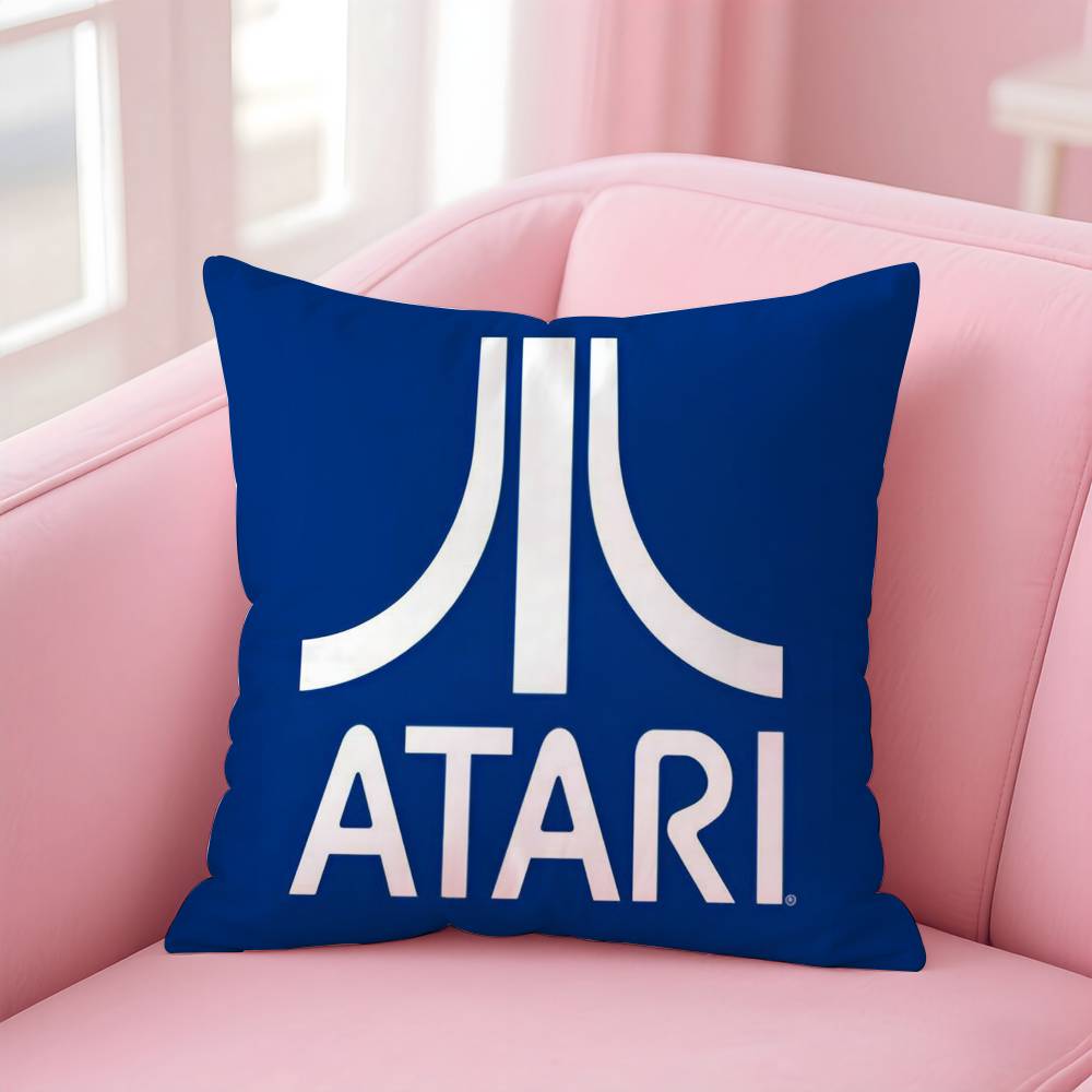Горячая Наволочка с Логотипом Игры A-Ataris, Антиаллергенная Наволочка от Клещей, Наволочка с Невидимой Молнией, Шелковистая Коротковорсовая Наволочка для Подушки-Подушки на Диван
