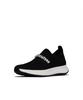 Fitflop Women'S F-Mode Flow Pulse And Crystal Knit Slip-On Sneakers - Black (Ft61K2N095)