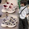 2025 лето новая детская обувь детская спортивная обувь мальчики папины кроссовки девочки дышащая сетчатая обувь детская мягкая подошва