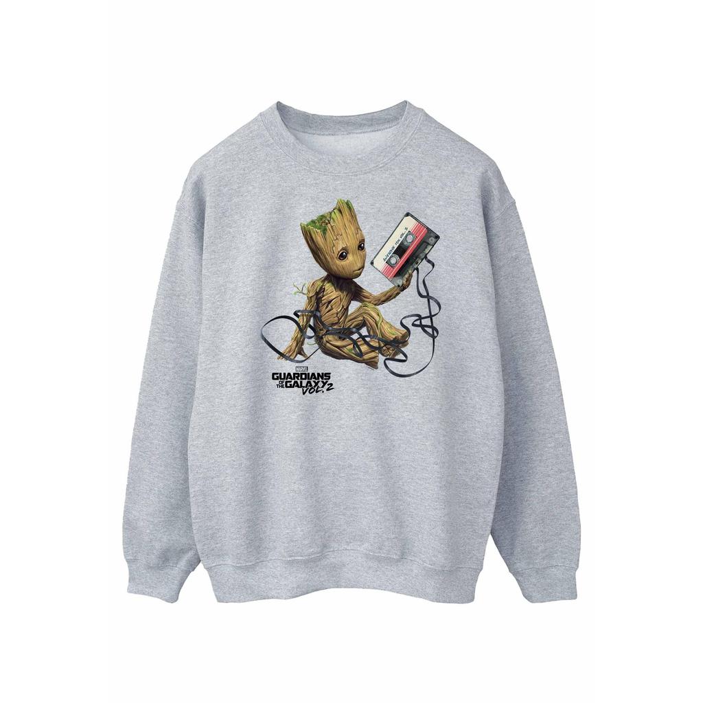 Marvel Womens/Ladies Guardians Of The Galaxy Groot Tape Sweatshirt