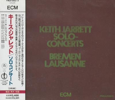 CD КИТ ДЖАРРЕТТ - Сольный концерт POCJ25223 ECM Records 1997 Япония ОбиДжаз Б/У