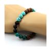 Bracelet - A Bijoux - Chrysocolle Turquoise Agate - 8 mm - Longueur 19-20 cm - Fabriqué en France