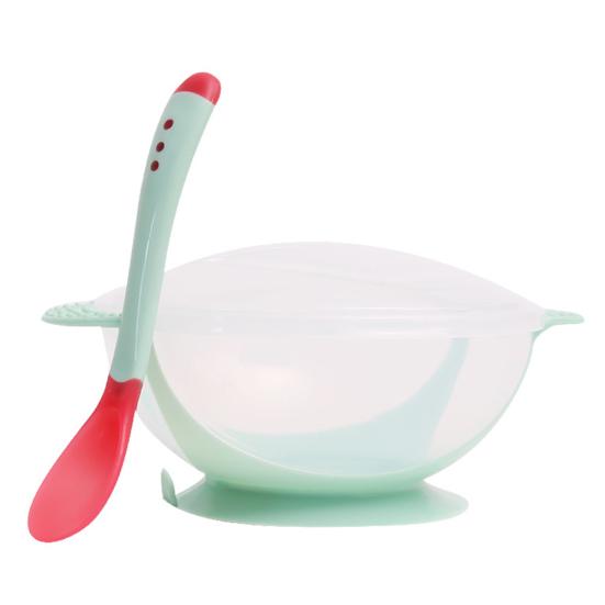 Детская тренировочная миска для кормления, набор ложек, столовая посуда с присоской, товары для распродажи