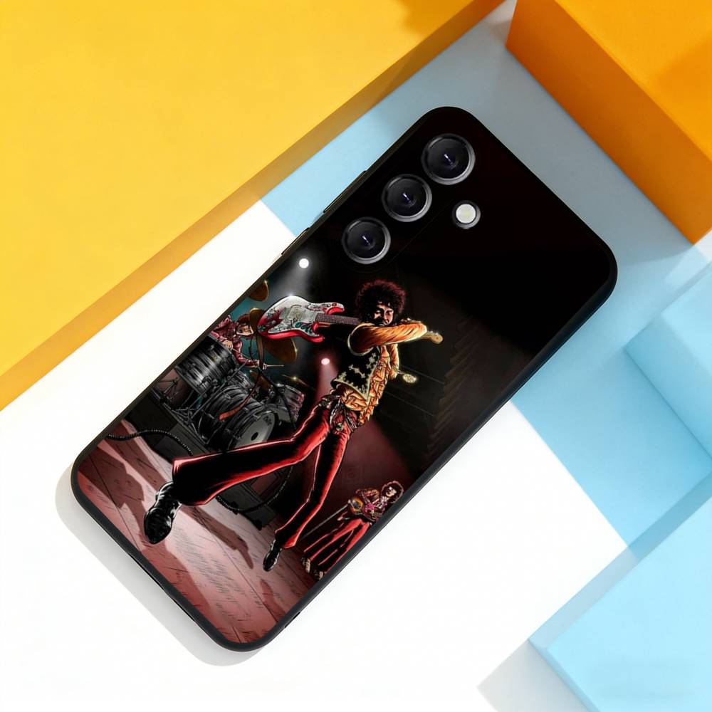 Чехол для телефона гитариста J-Jimi H-Hendrix для Samsung Galaxy A 22,71,53,52,51,72,73,5G,Note,J7,8,9 Мягкий черный чехол