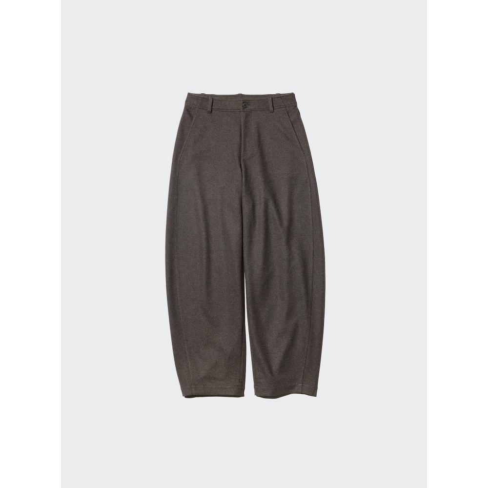 Uniqlo Японские брюки из фактурного джерси с широкими штанинами