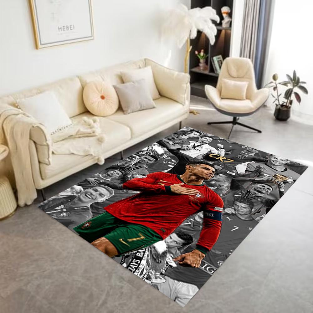 Ronaldo Cr7 Legacy Floor Rug Office Rug Suitable for Bedrooms Decorate room Study room Outdoor Anti-slip Rug Office home decor Gift for Festivals