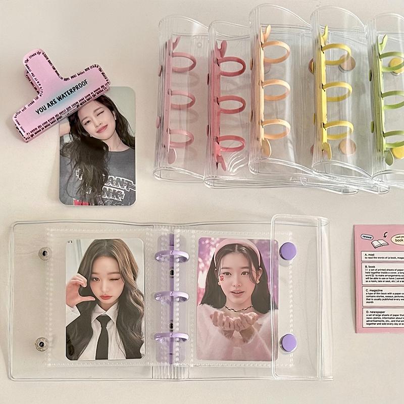 A8 Папка-регистратор для фотокарточек Idol Cards Collect Book Милый фотоальбом Kpop Card Holder Папка-регистратор Фон Kpop Альбом