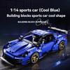 1000pcs 2025 Technical Super Speed GTR Sport Car Building Blocks Assemble Bricks Racing Vehicle Toys Gifts For Adult Friend