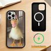 Ins Cute Bow Duck   Phone Case For iPhone17,16,15,14,13,12,11 Plus,Pro Magnetic with Magsafe Wireless Charging