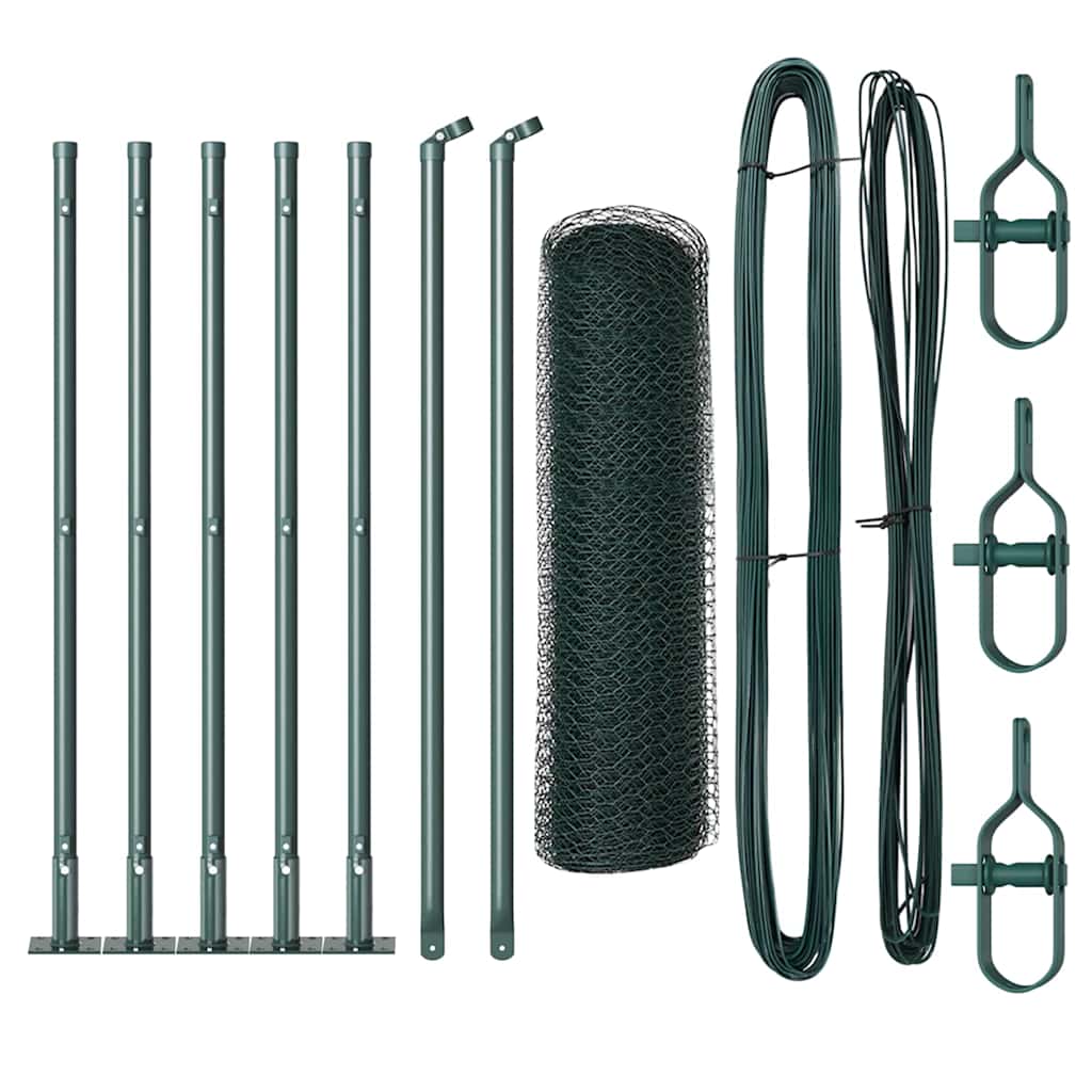 Welded Wire Fence with Concrete Foundation 10 x 0.4 m (W x H)