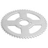 T8F 54T Sprocket 29mm 3 Hole White Steel Crankset for 4749cc Mini Motorcycle ATV Kart
