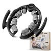 Wolfyok Fitness Fascia Roller with Detachable Handle for Opening and Ring Massager for Foot Fascia Muscle Foam Roller for Cellulite Handheld Full-Body
