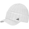 Шапка Beanie Visor Knit, белая [Adidas Golf] COLD.RDY, мужская