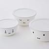 Fuji Horo Mixing Bowl 3 Piece Set White Miffy Face