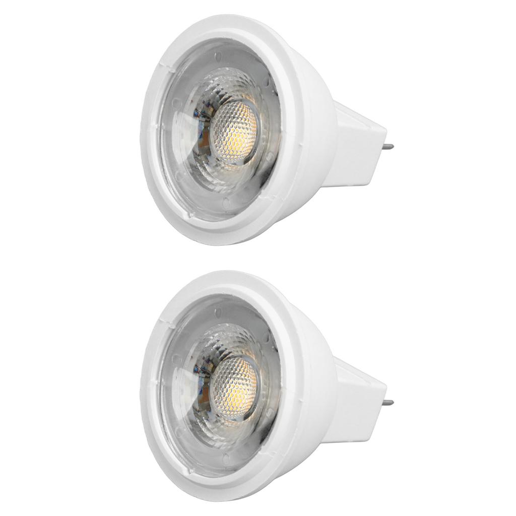 2Pcs MR11 Light Bulb High Brightness 3W 110V Faster Heat Dissipation GU4 Spotlight Bulbs for