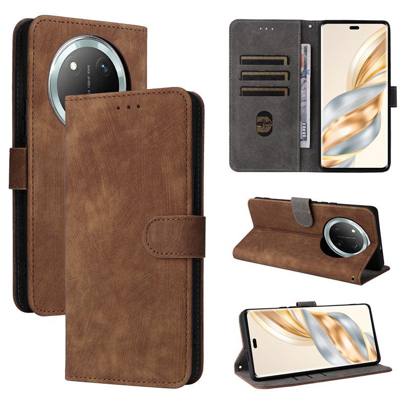 Flip Cover for Honor X60 Pro 5G/Honor X9C PU Leather Full-Body Protection With [RFID Blocking]