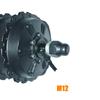 Ось ступичного мотора для электровелосипеда M12/M14 Гайка-фиксатор Шайба-гровер Спейсер Крышка гайки Ось 12/14 мм Моторы 500 Вт - 5000 Вт Крепление Запчасти для электровелосипеда