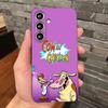 Cow And Chicken Cartoon Phone Case For Samsung S25 Edge S24 S23 S22 S21 S20 Ultra Plus Fe Galaxy A54 A53 A34 A25 A16 Silicon Cov