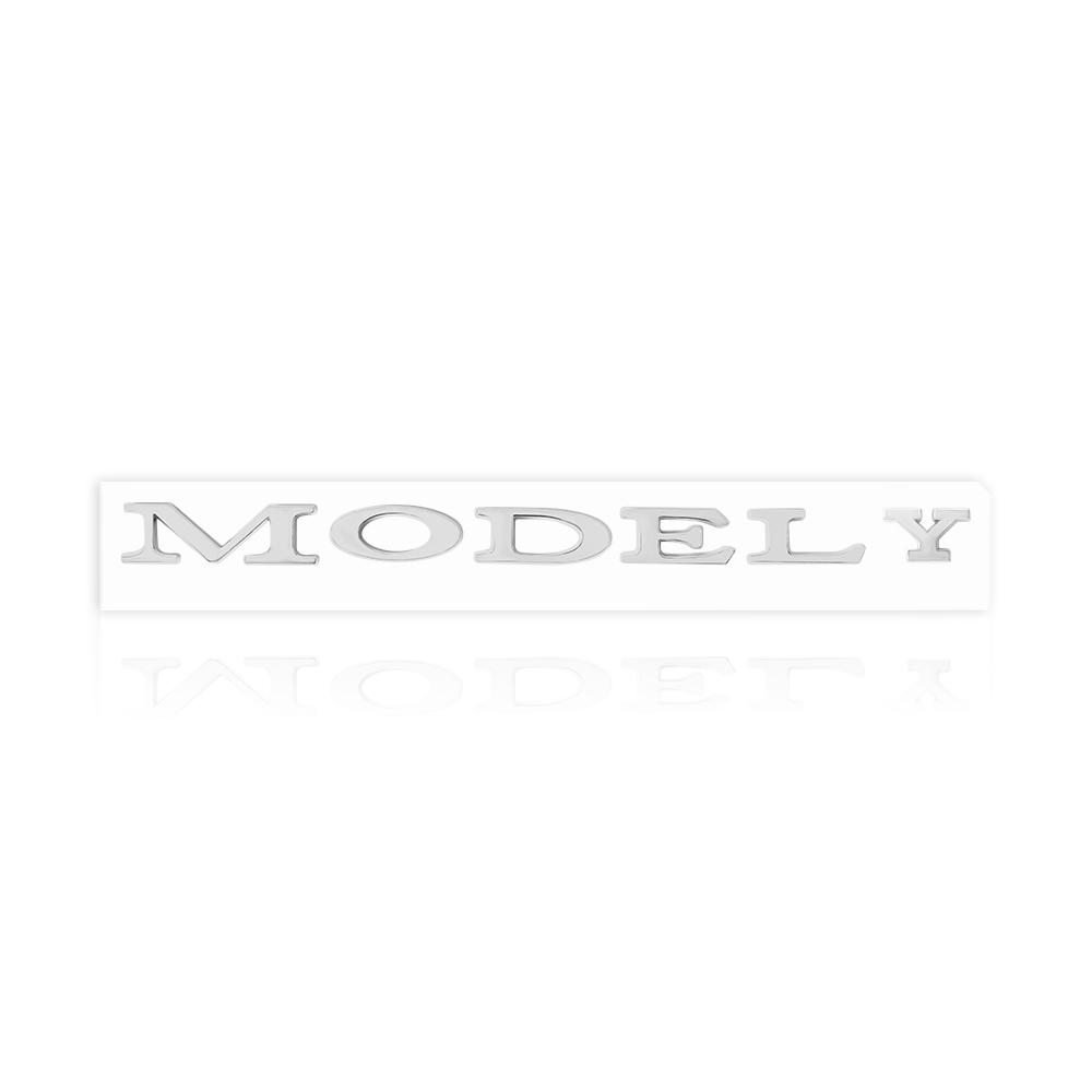 Car Original ABS Letter Logo Rear Tailgate Trunk Emblem Stickers For Tesla MODEL 3 MODEL Y SpaceX DUAL MOTOR Model S Model X