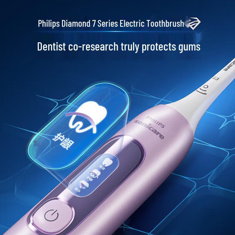 Philips Звуковая электрическая зубная щетка Diamond Series 7, штепсель CN (адаптер в комплекте)
