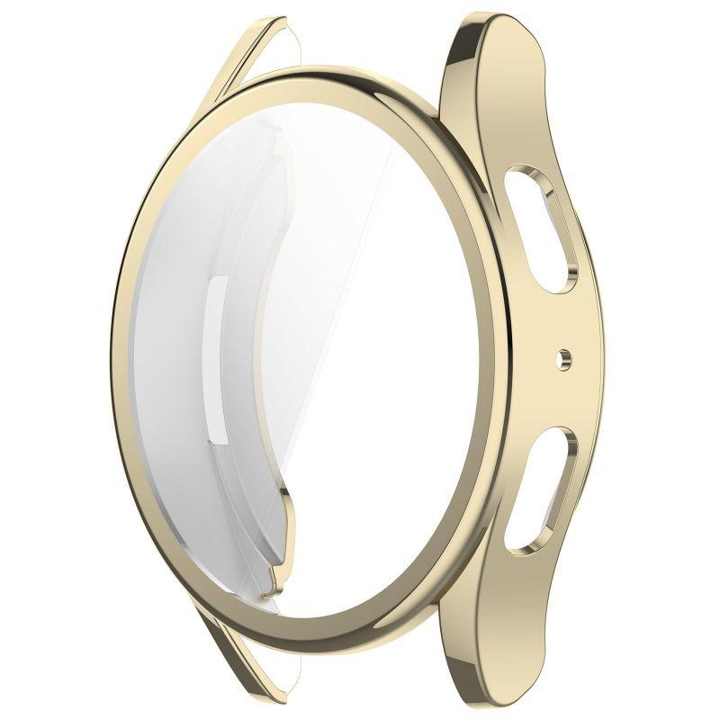 Чехол с покрытием для Samsung Galaxy Watch 7 40 мм 44 мм, ремешок для часов Samrt, полный бампер, защитный чехол из ТПУ, защитный экран