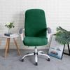 Green Velvet Swivel Chair Cover For Office Use