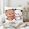 Cartoon Bubu Dudu Lovely Pillow Case Bedroom Sofa Living Room Backrest Decoration Square Cushion Nap Time