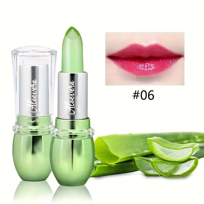 Увлажняющая алоэ вера желе меняющая цвет губная помада стойкий питательный бальзам для губ нежный магический температурный блеск для губ меняющий цвет